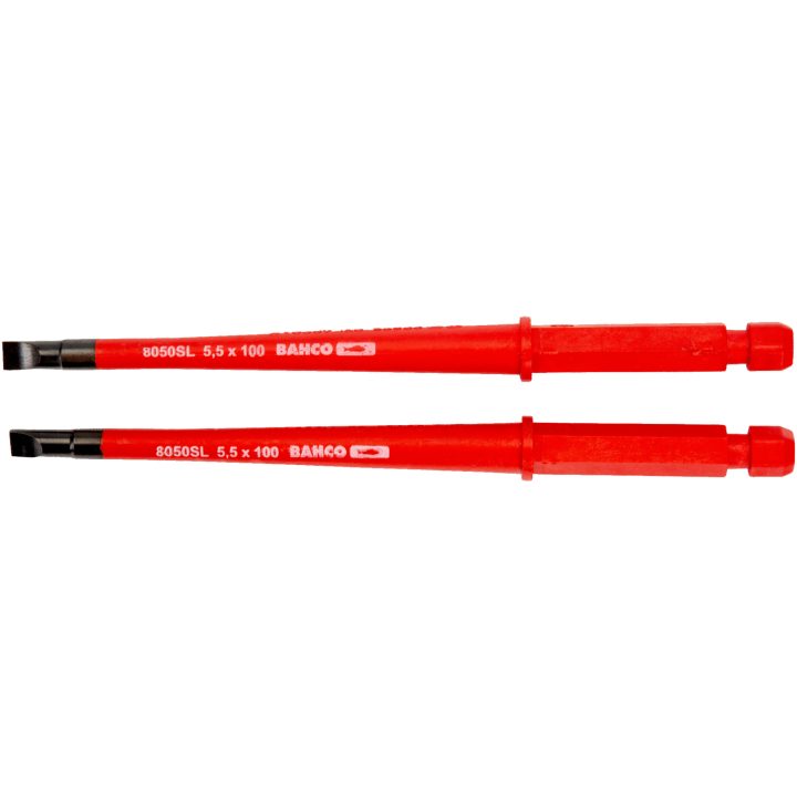 Reservklinga Elskruvmejsel Isolerad 1000V SP 2-Pack BAHCO 0.5 x 3.0 x 100 mm – bild 2