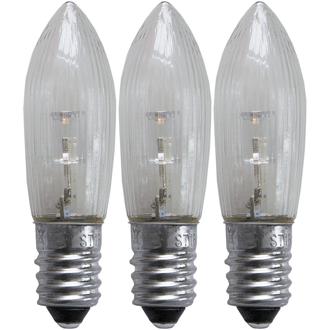 Reservlampa 3-pack Sparebulb Universal LED Transparent Star Trading