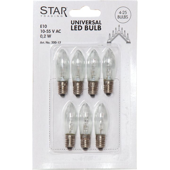 Reservlampa 7-pack Sparebulb Universal LED Transparent Star Trading – bild 4