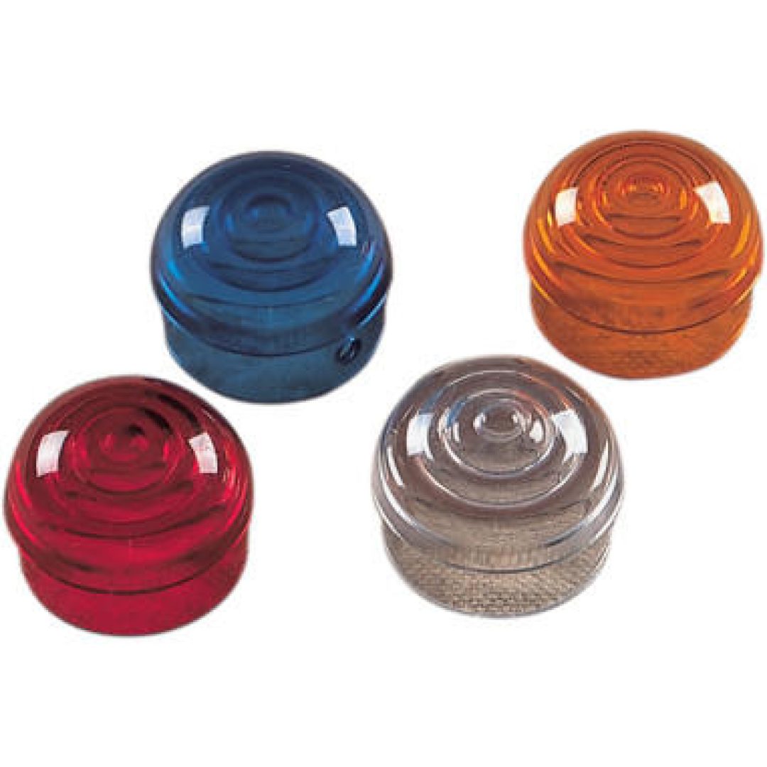 Reservlins Amber För Kromade Sidomarkeringsljus DRAG SPECIALTIES Lins