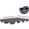 Reservtak för hammock antracit vidaXL 150/130 x 105/70 cm – miniatyr 6