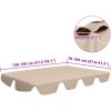 Reservtak för hammock beige vidaXL 150/130 x 105/70 cm – miniatyr 6