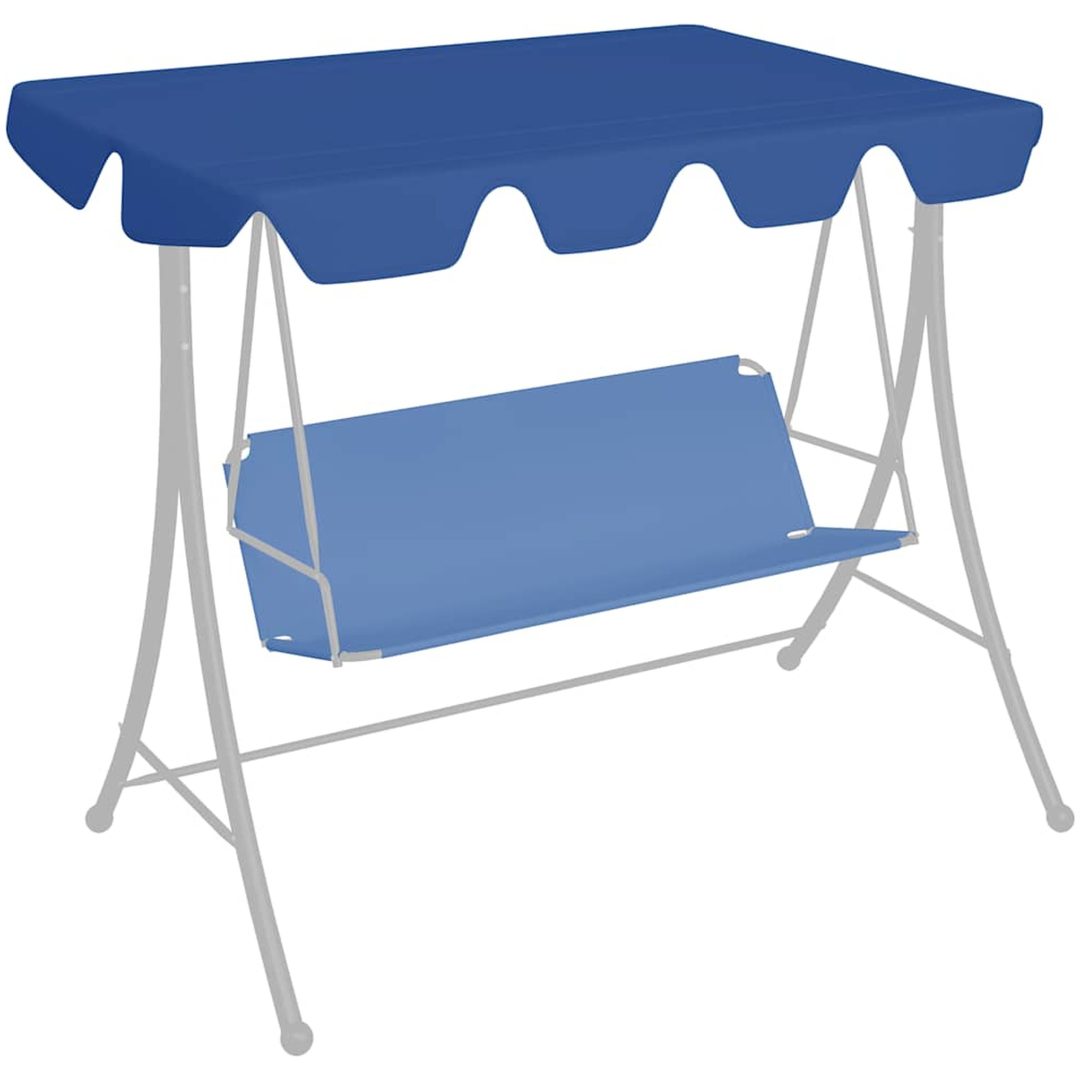 Reservtak för hammock blå vidaXL 150/130 x 105/70 cm