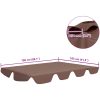 Reservtak för hammock brun vidaXL 150/130 x 105/70 cm – miniatyr 7
