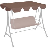 Reservtak för hammock brun vidaXL