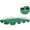Reservtak för hammock grön vidaXL 188/168 x 145/110 cm – miniatyr 6