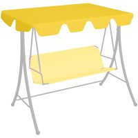 Reservtak för hammock gul vidaXL