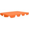 Reservtak för hammock orange vidaXL 150/130 x 105/70 cm – miniatyr 2