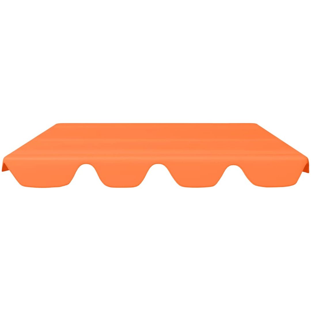 Reservtak för hammock orange vidaXL 150/130 x 105/70 cm – bild 3