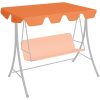 Reservtak för hammock orange vidaXL 150/130 x 105/70 cm – miniatyr 1