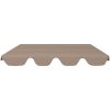 Reservtak för hammock taupe vidaXL 188/168 x 145/110 cm – miniatyr 3