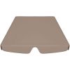 Reservtak för hammock taupe vidaXL 188/168 x 145/110 cm – miniatyr 4
