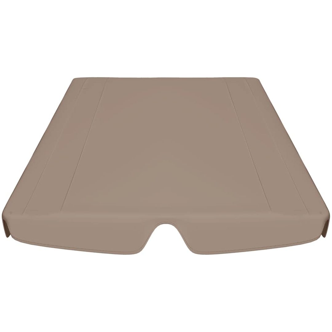 Reservtak för hammock taupe vidaXL 188/168 x 145/110 cm – bild 4