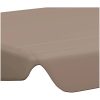 Reservtak för hammock taupe vidaXL 188/168 x 145/110 cm – miniatyr 5