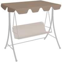 Reservtak för hammock taupe vidaXL