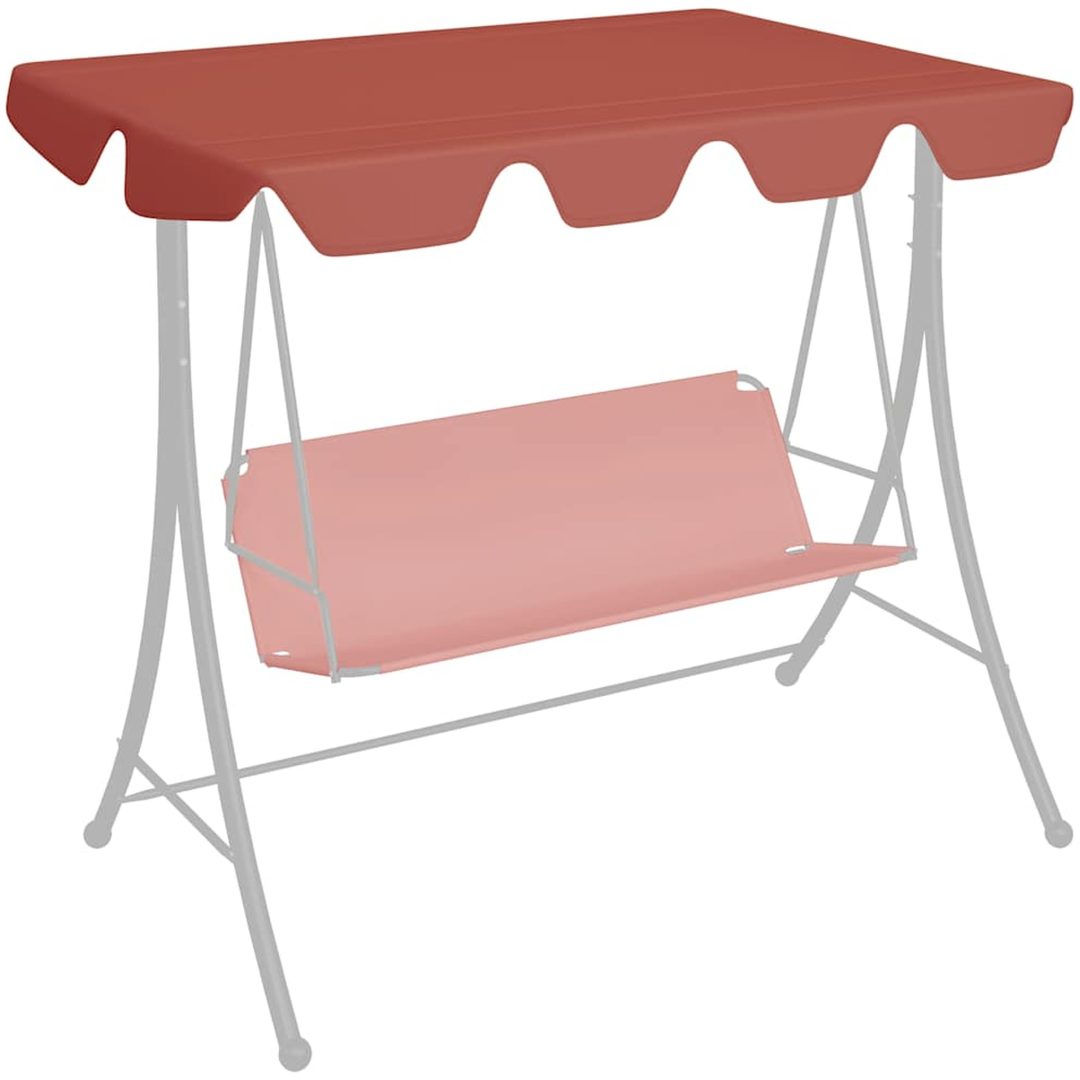 Reservtak för hammock terrakotta vidaXL 150/130 x 105/70 cm