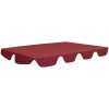 Reservtak för hammock vinröd vidaXL 150/130 x 105/70 cm – miniatyr 2