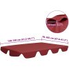 Reservtak för hammock vinröd vidaXL 150/130 x 105/70 cm – miniatyr 6