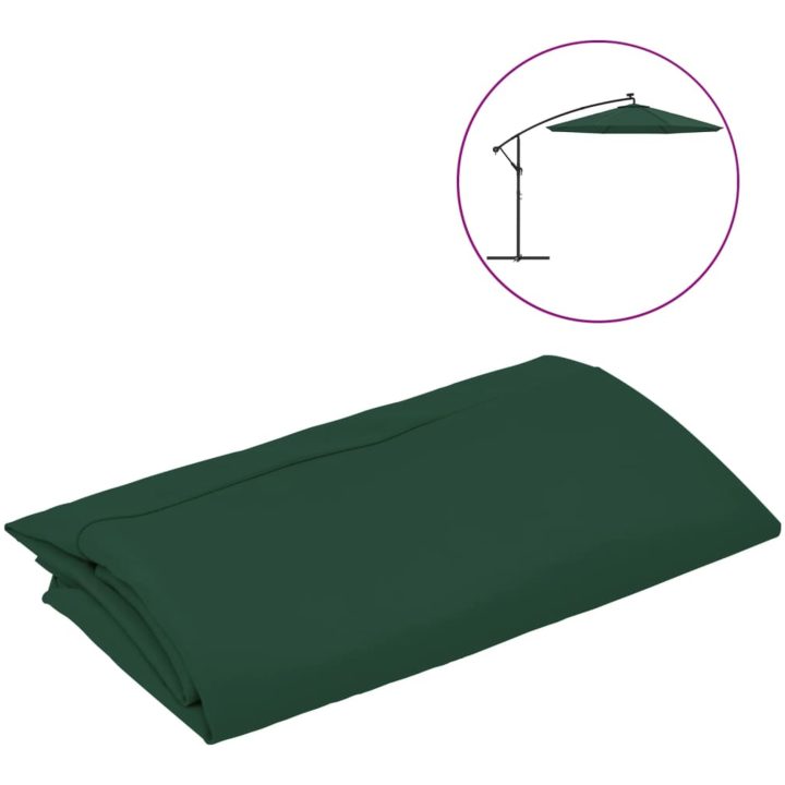 Reservtyg för frihängande parasoll grön vidaXL 300 cm – bild 2