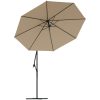 Reservtyg för frihängande parasoll taupe vidaXL 300 cm – miniatyr 6