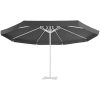 Reservtyg för parasoll antracit 500 cm vidaXL Φ 500 cm – miniatyr 2