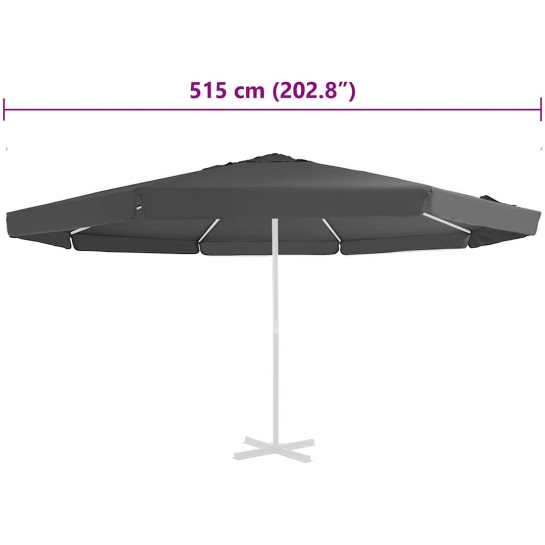 Reservtyg för parasoll antracit 500 cm vidaXL Φ 500 cm – bild 4