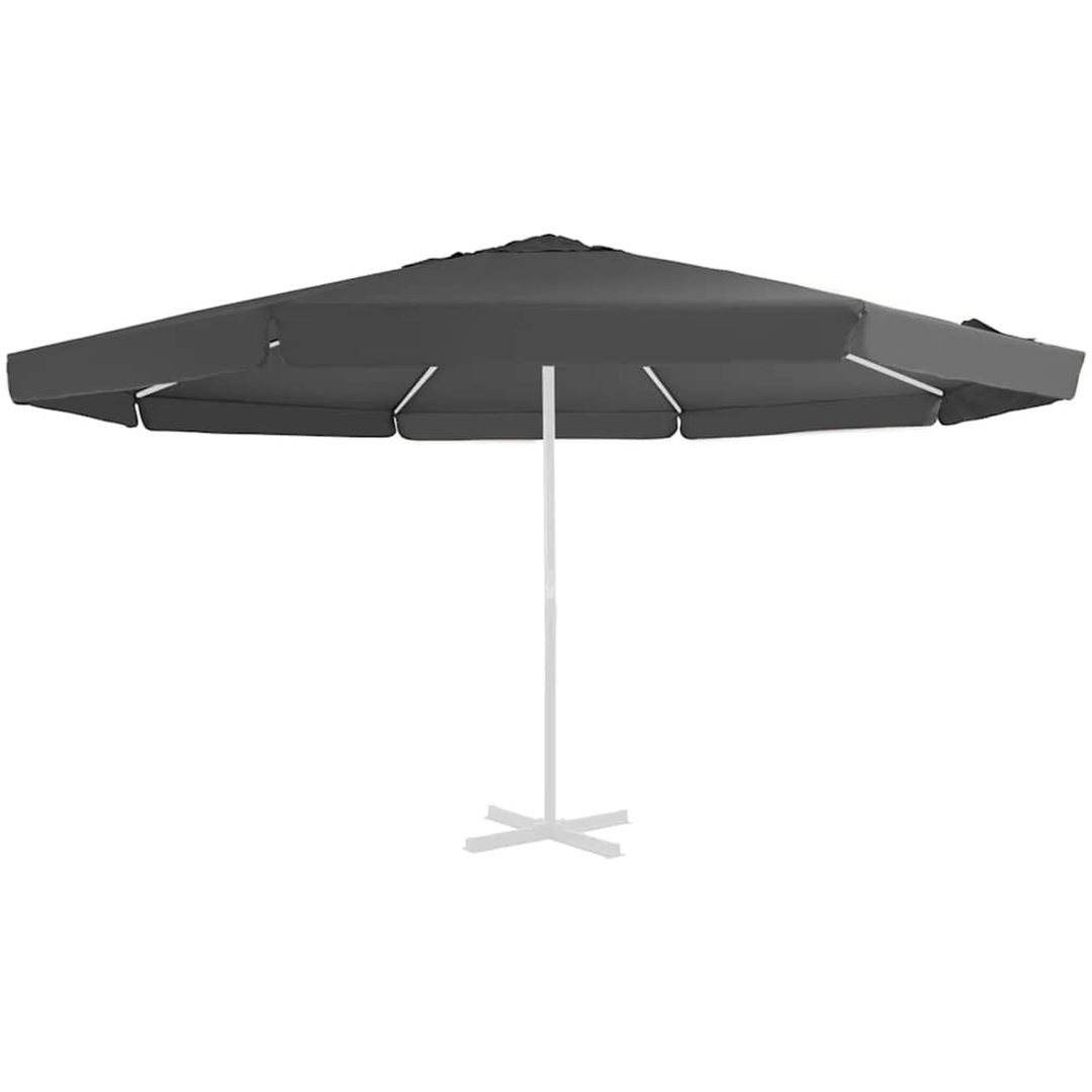 Reservtyg för parasoll antracit 500 cm vidaXL Φ 500 cm