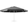 Reservtyg för parasoll antracit 600 cm vidaXL Φ 600 cm – miniatyr 3