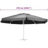 Reservtyg för parasoll antracit 600 cm vidaXL Φ 600 cm – miniatyr 4