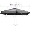 Reservtyg för parasoll antracit 600 cm vidaXL Φ 600 cm – miniatyr 5