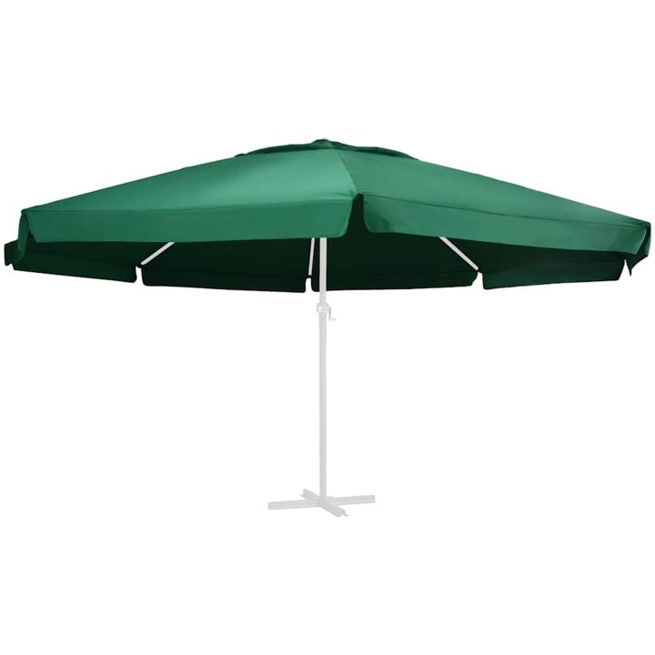Reservtyg för parasoll grön 600 cm vidaXL Φ 600 cm – bild 2
