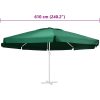 Reservtyg för parasoll grön 600 cm vidaXL Φ 600 cm – miniatyr 5