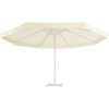 Reservtyg för parasoll sandfärgat 500 cm vidaXL Φ 500 cm – miniatyr 2