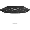 Reservtyg för parasoll svart 500 cm vidaXL Φ 500 cm – miniatyr 3
