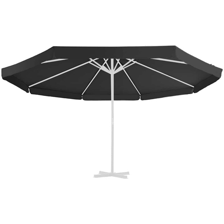 Reservtyg för parasoll svart 500 cm vidaXL Φ 500 cm – bild 3