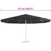 Reservtyg för parasoll svart 500 cm vidaXL Φ 500 cm – miniatyr 4