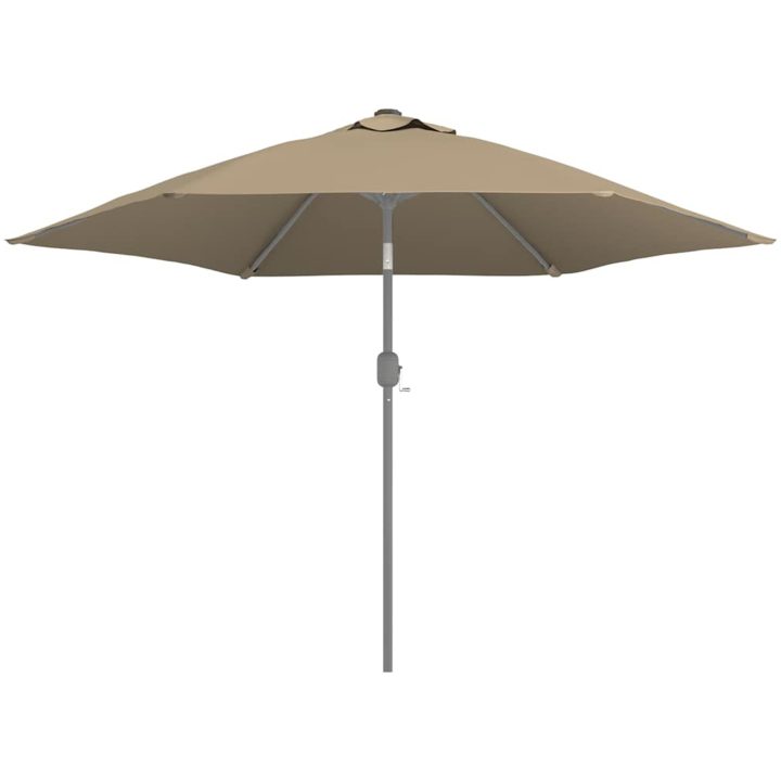 Reservtyg för parasoll taupe 300 cm vidaXL – bild 4