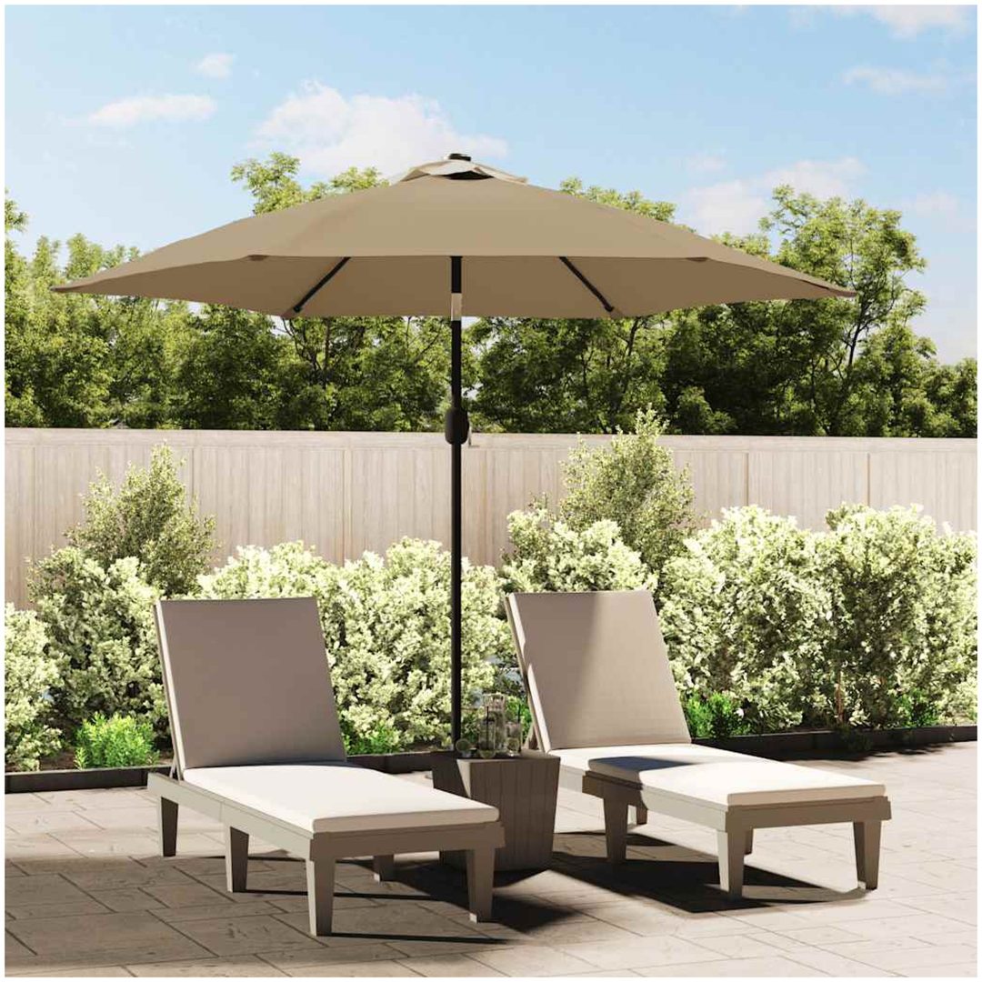 Reservtyg för parasoll taupe 300 cm vidaXL