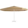 Reservtyg för parasoll taupe 500 cm vidaXL Φ 500 cm – miniatyr 2