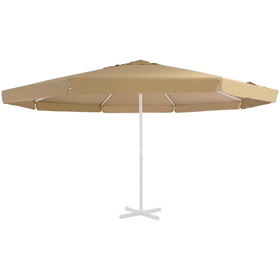 Reservtyg för parasoll taupe 500 cm vidaXL Φ 500 cm – bild 2