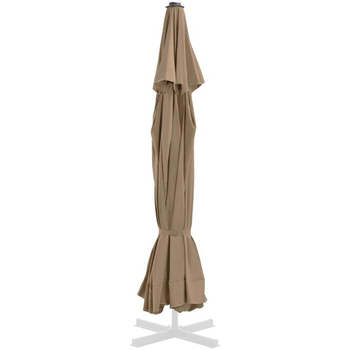 Reservtyg för parasoll taupe 500 cm vidaXL Φ 500 cm – bild 4