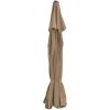 Reservtyg för parasoll taupe 500 cm vidaXL Φ 500 cm – miniatyr 1