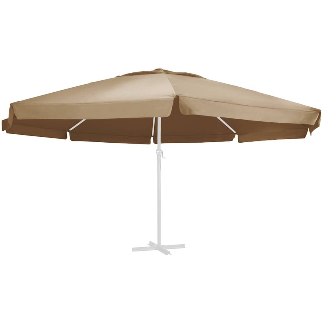 Reservtyg för parasoll taupe 600 cm vidaXL Φ 600 cm – bild 2