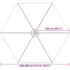 Reservtyg för parasoll terrakotta 300 cm vidaXL – miniatyr 8