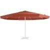 Reservtyg för parasoll terrakotta 500 cm vidaXL Φ 500 cm – miniatyr 1