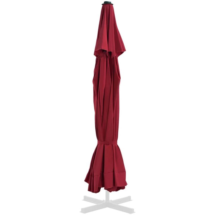 Reservtyg för parasoll vinröd 500 cm vidaXL Φ 500 cm – bild 3