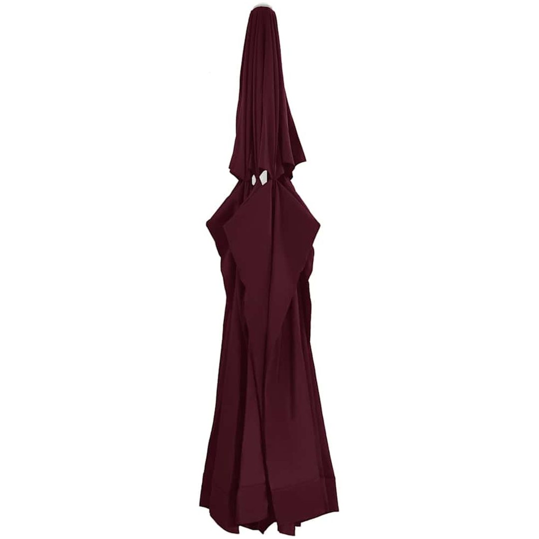 Reservtyg för parasoll vinröd 610 cm vidaXL Φ 610 cm
