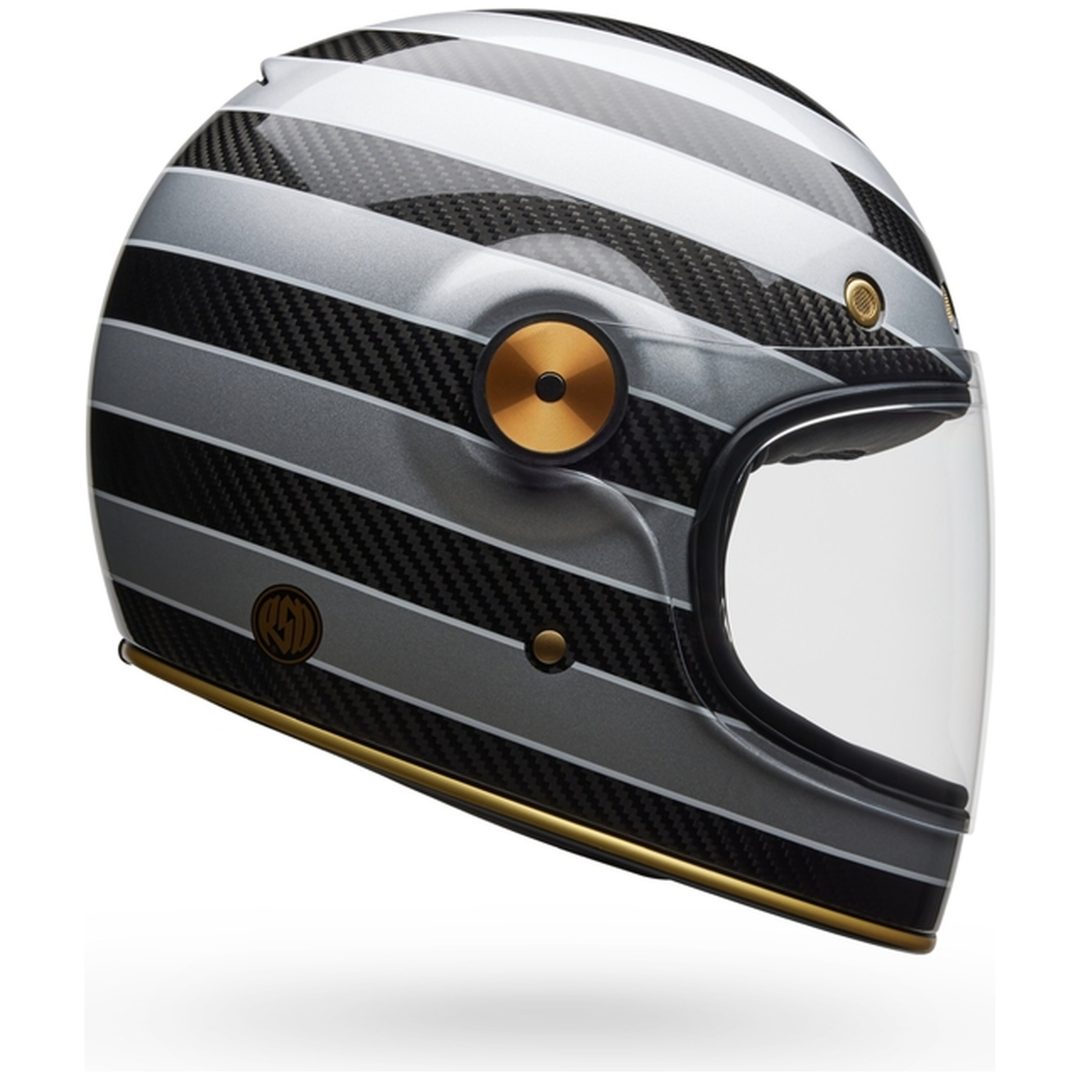 Retrohjälm Bullitt Gt Carbon Rsd Temple Glans Svart/silver BELL s – bild 2