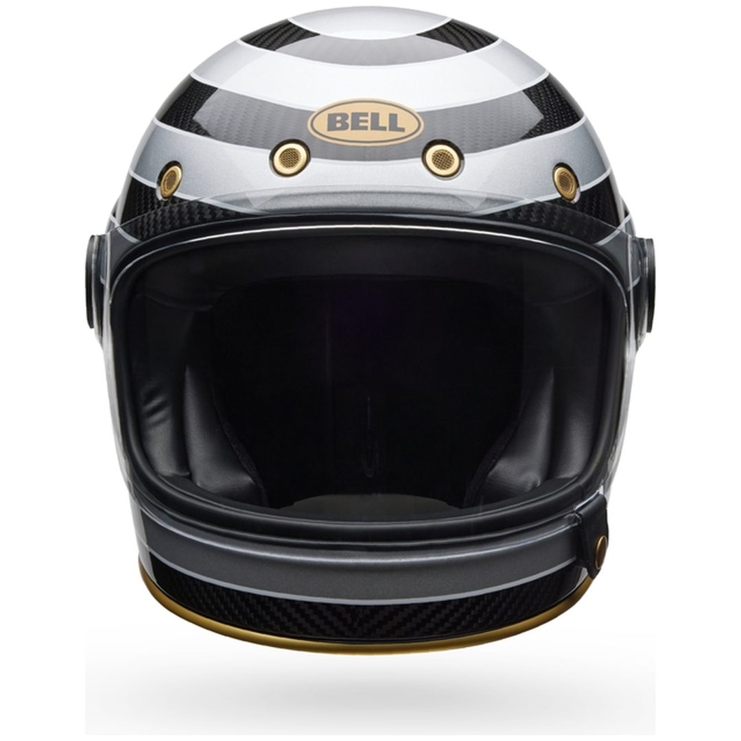 Retrohjälm Bullitt Gt Carbon Rsd Temple Glans Svart/silver BELL s – bild 3