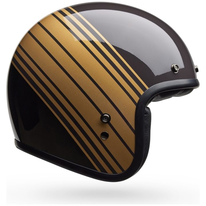 Retrohjälm Custom 500 Edge Glans Brun/guld BELL s – bild 3